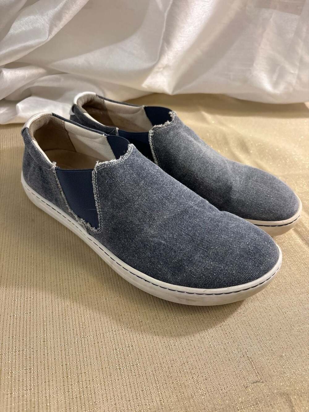 Birkenstock Bend Decon Size 40 Blue Canvas Slip On Sneaker